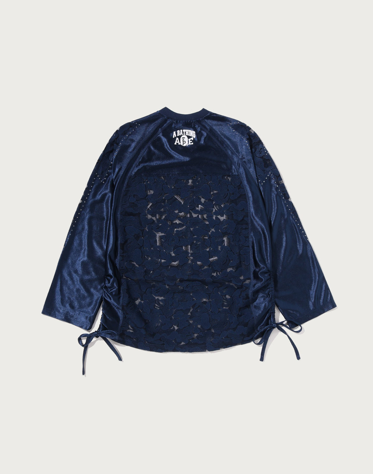 SOLID CAMO LACE FOOTBALL OVERSIZE LS TEE LADIES