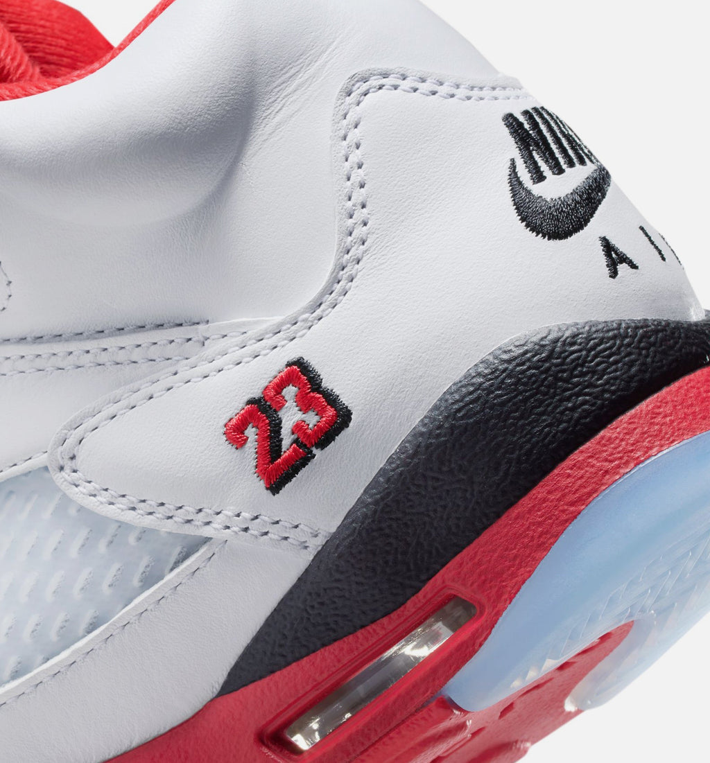 Air Jordan 5 Retro “Fire Red” Grade School Lifestyle Shoes (GS)