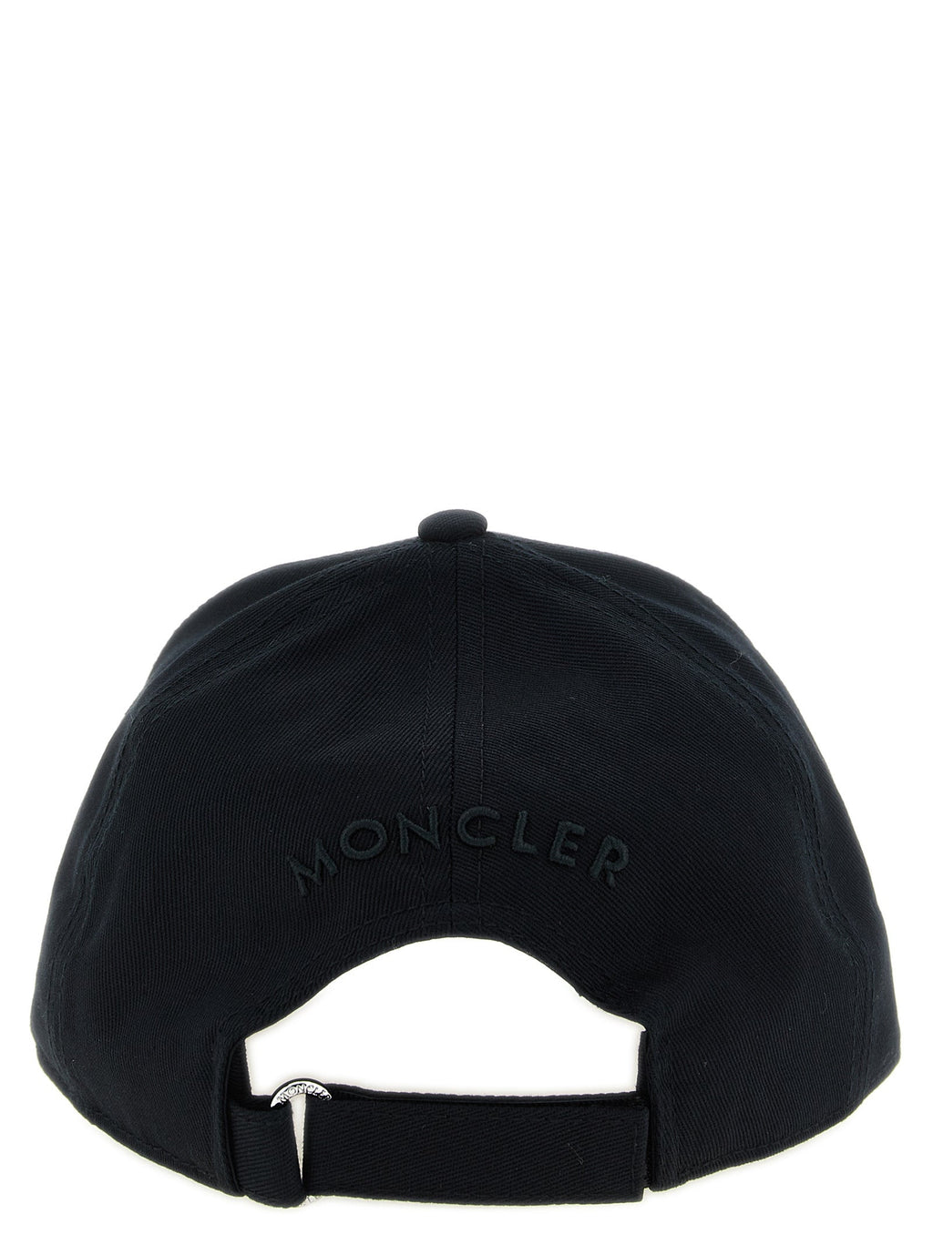 Moncler Black Cotton Baseball Cap