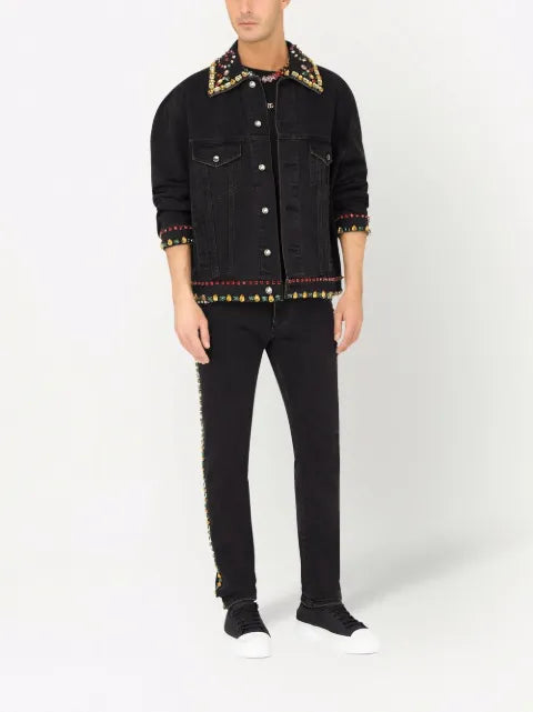Dolce & Gabbana embellished denim jacket