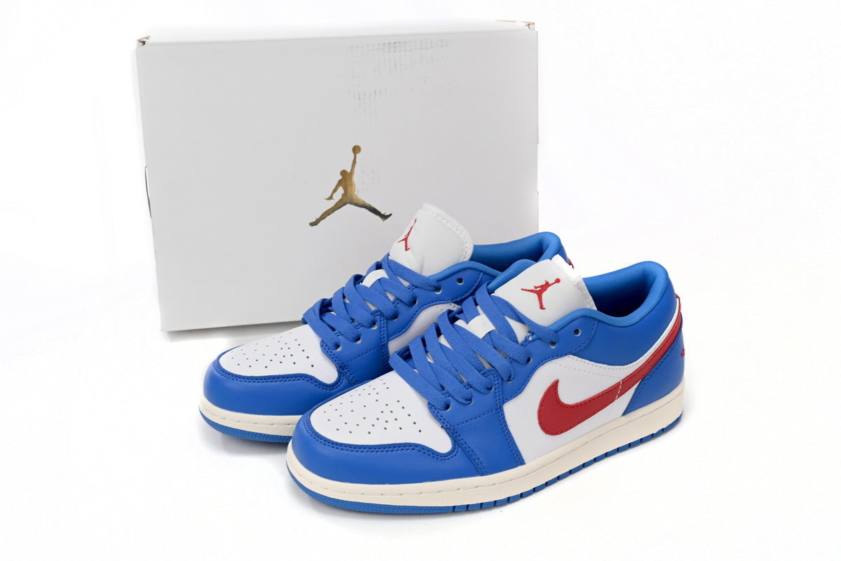 Blue And Red Jordan 1 Low Reps Sneaker DCO774-416