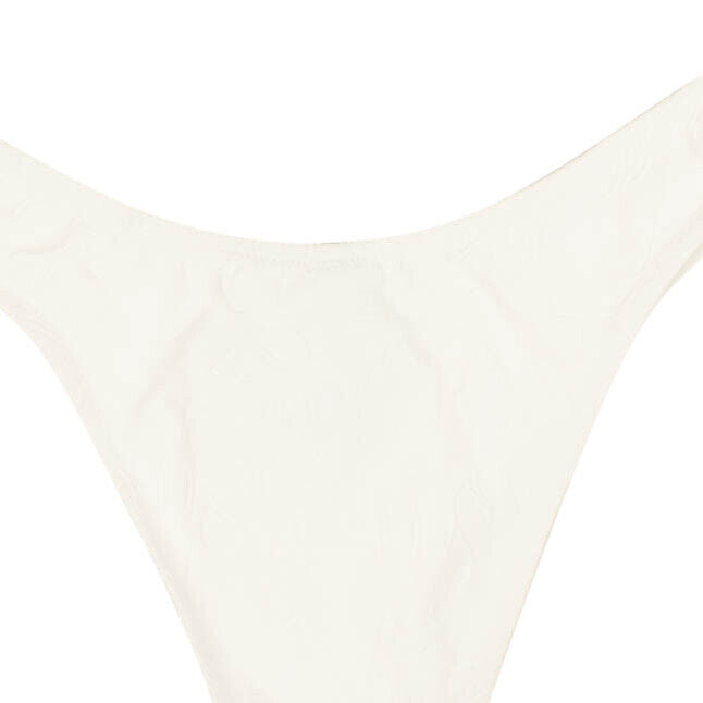 Reine Olga Leaf Brigitte Bikini Bottoms - White