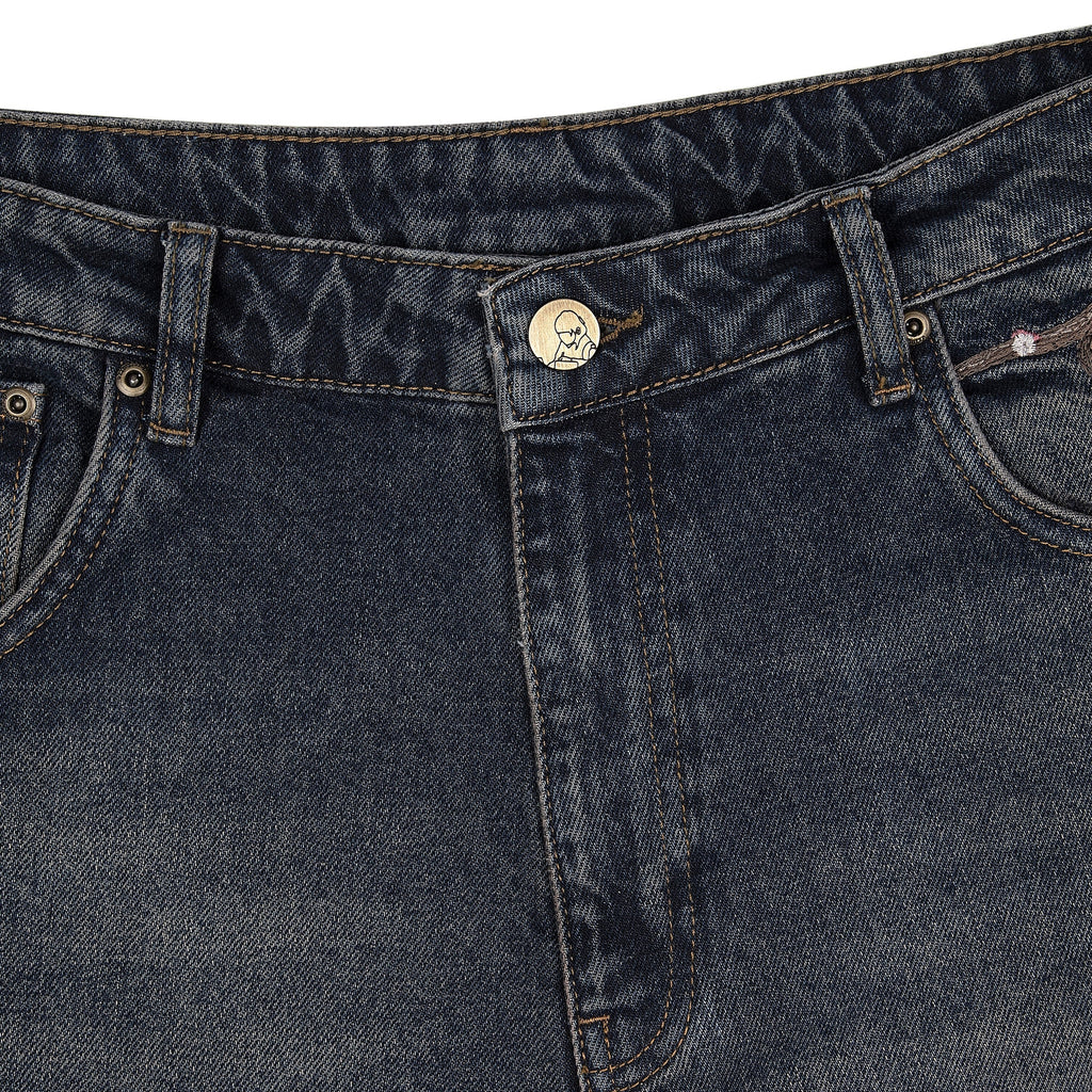 "blossom v2" patchwork Denim dark indigo