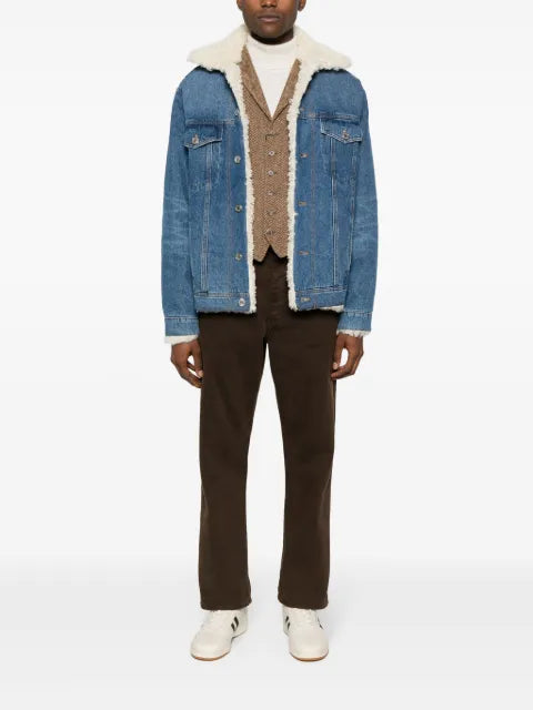 Polo Ralph Lauren herringbone-pattern wool waistcoat