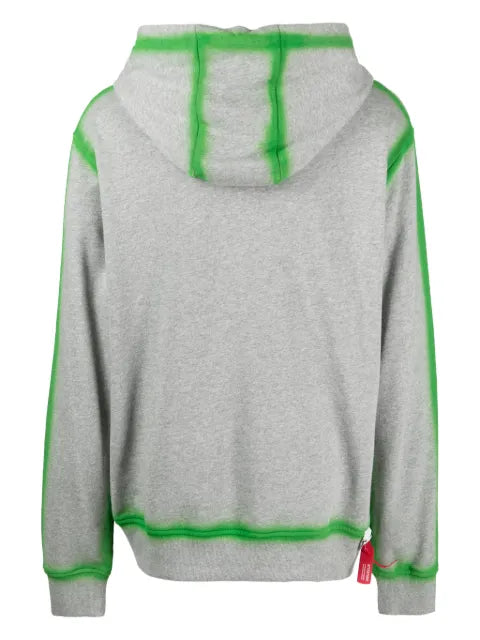 Mostly Heard Rarely Seen 8-Bit Triple The Eyes graphic-print cotton hoodie