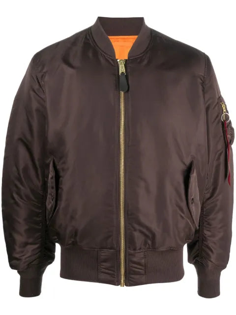 Alpha Industries reversible zip-up bomber jacket