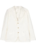 Brunello Cucinelli single-breasted twill blazer