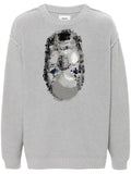Doublet inside-out jacquard jumper