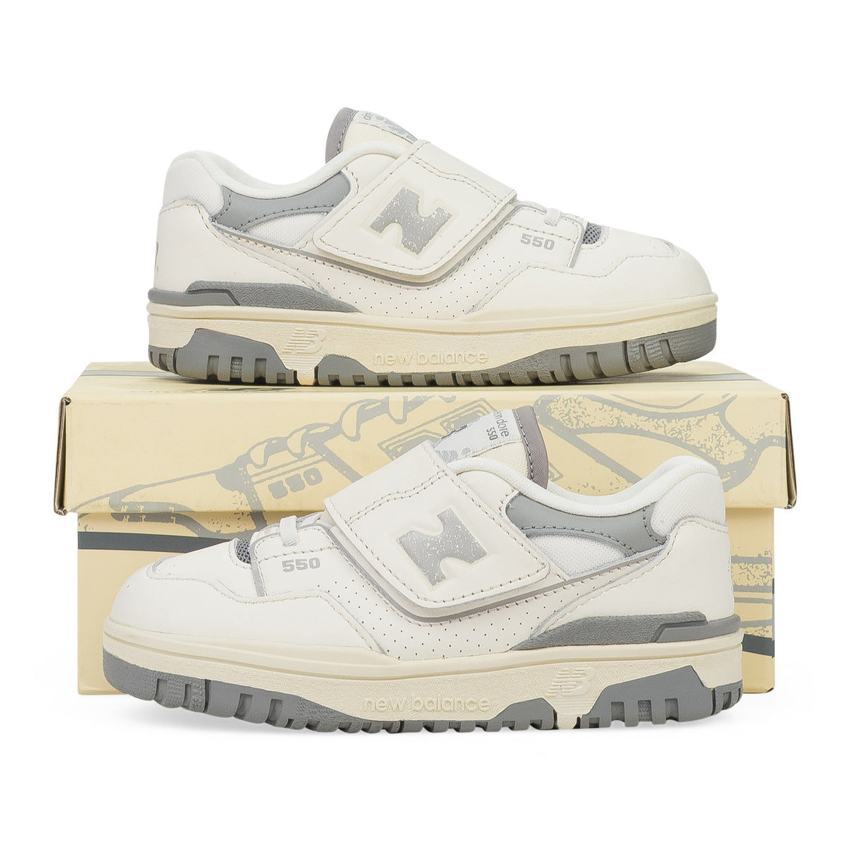 GREY NB P550 OXFORDS - TODDLER SNEAKERS