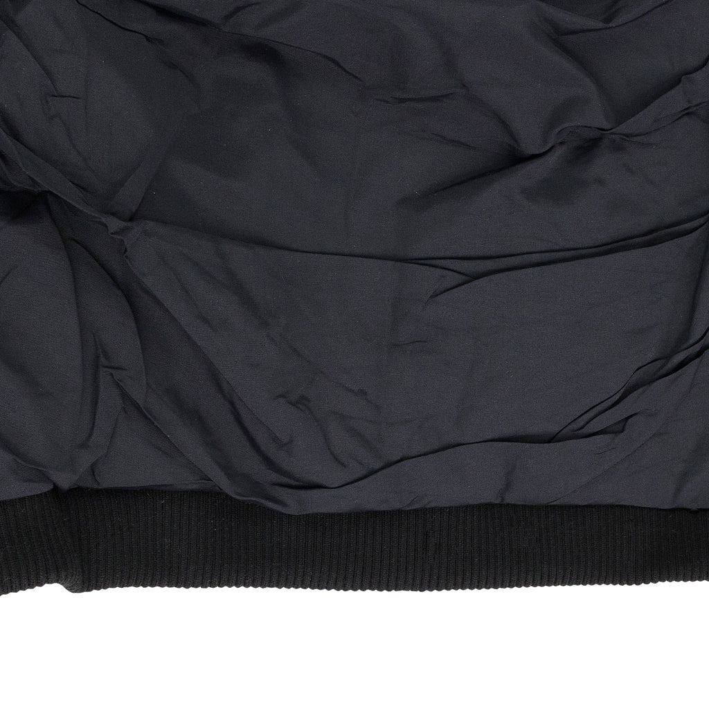 BLACK DRAPED BOMBER