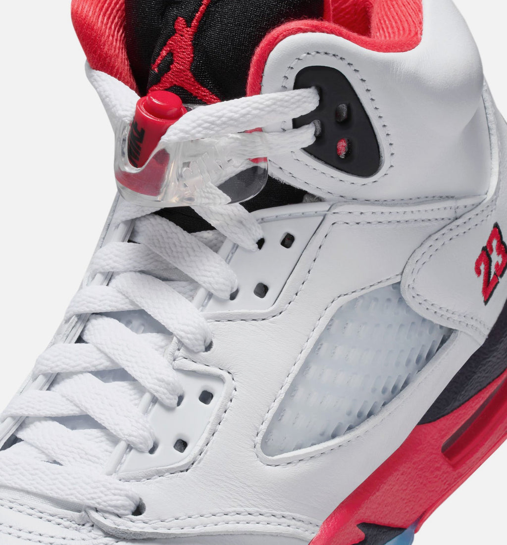 Air Jordan 5 Retro “Fire Red” Grade School Lifestyle Shoes (GS)