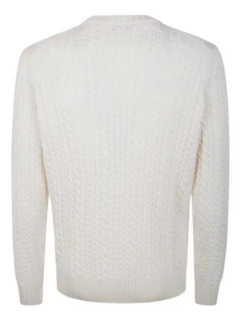 Filippo De Laurentiis cable-knit merino-wool sweater