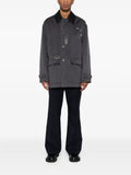 Marni leather collar jacket