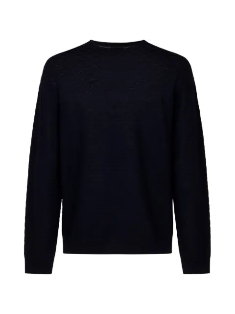 Giorgio Armani diamond-knit sweater