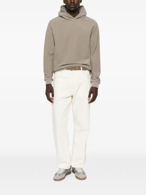 04651 / A TRIP IN A BAG ribbed-hem hoodie
