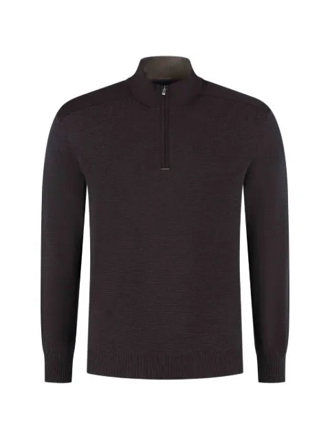 Paul & Shark half-zip waffle-knit sweater
