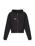 UMBRO logo-embroidered zip-up hoodie