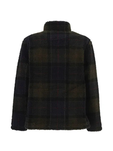 Barbour tartan-fleece jacket