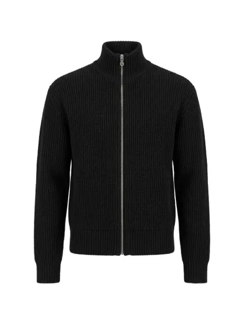 Berner Kühl ribbed-knit zip-up cardigan