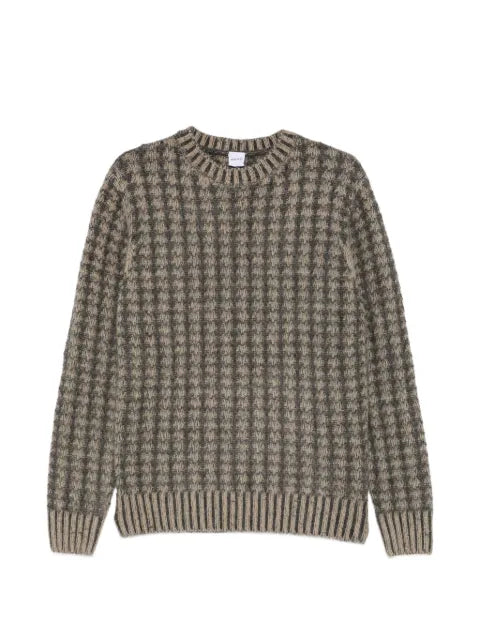 ASPESI checked wool sweater