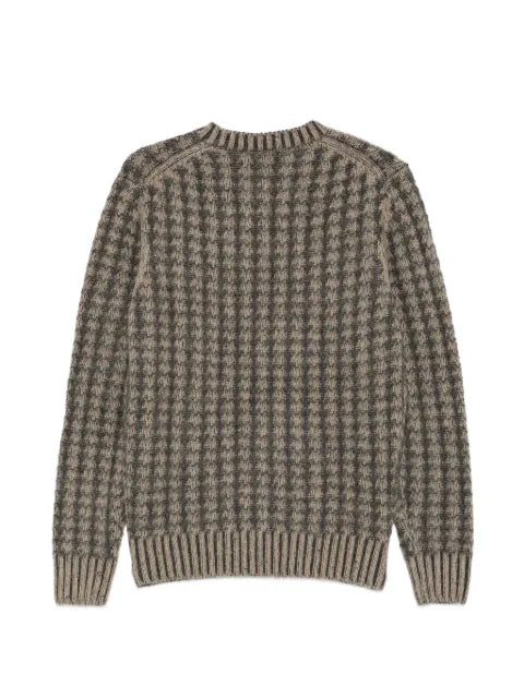 ASPESI checked wool sweater