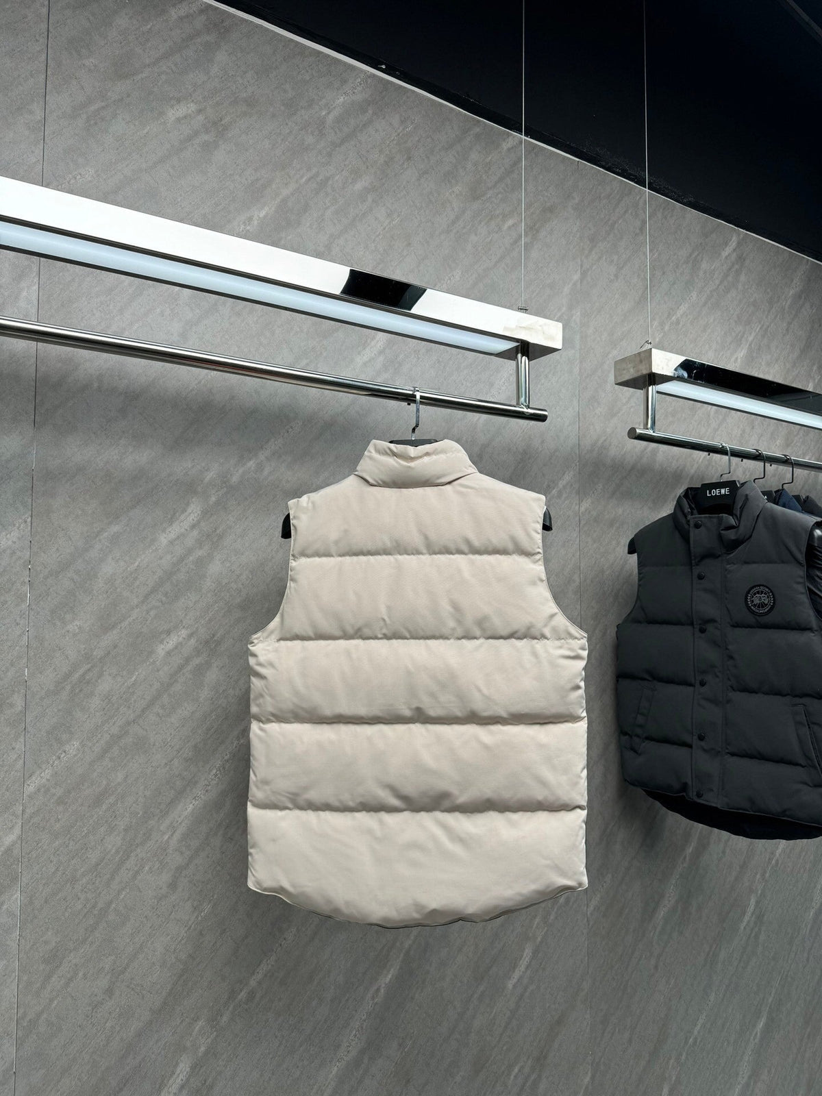 Stone Island Cream Quilted Down Vest