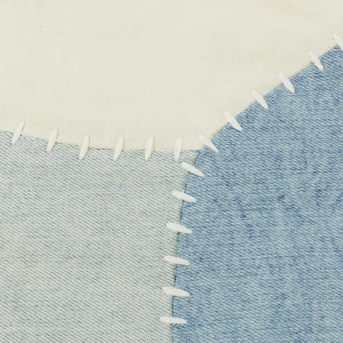 Alabaster Denim Patchwork Skinny Jeans