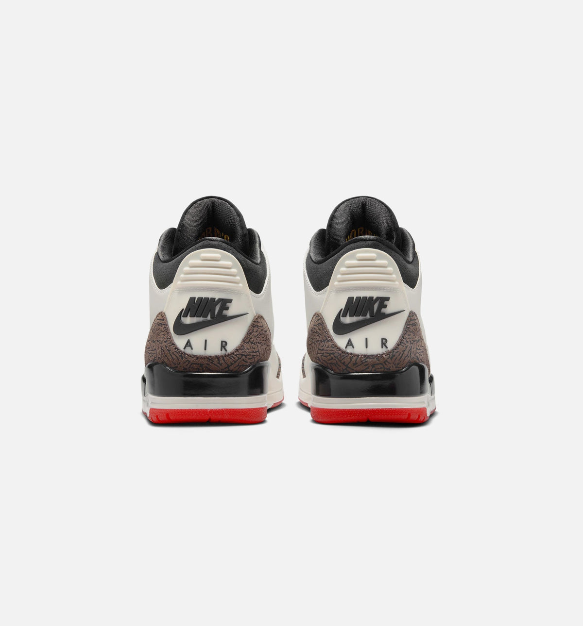 Air Jordan 3 Retro Sail And University Red Men's Lifestyle Shoes - Sail / Black / University Red / Pale Ivory