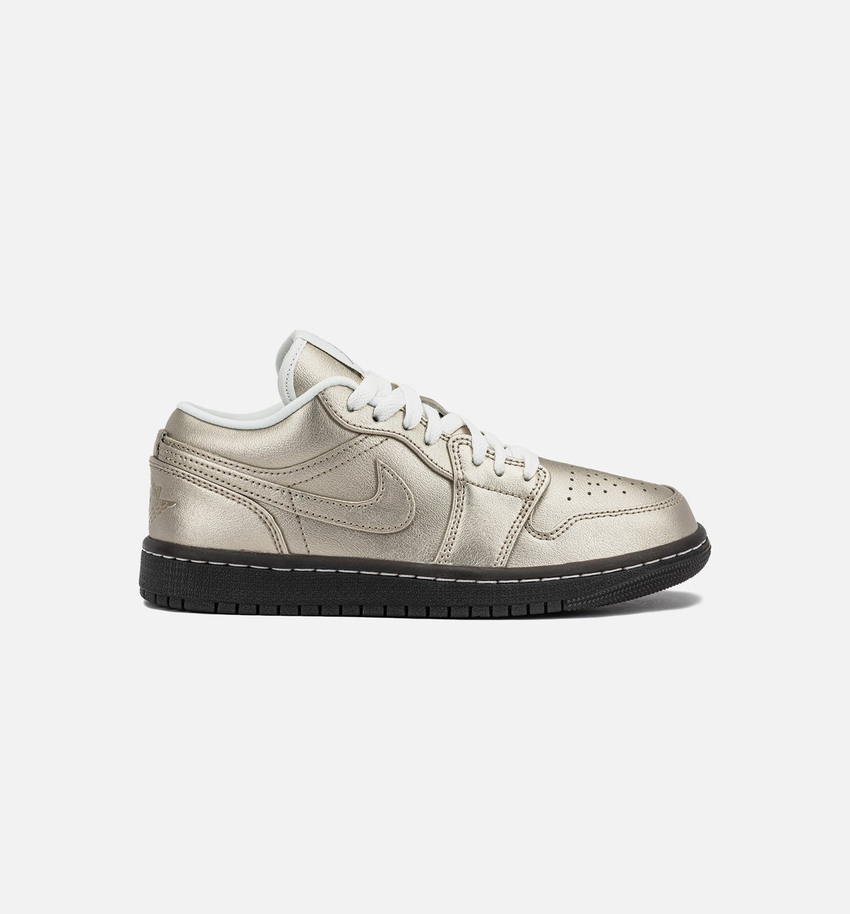 Air Jordan 1 Low SE Metallic Zinc Women's Lifestyle Shoes - Metallic Zinc/Summit White/Velvet Brown/Metallic Zinc