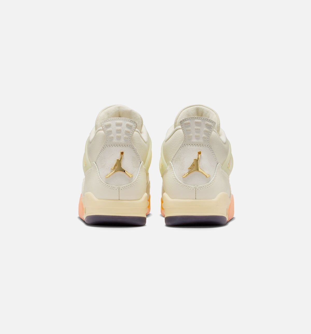 Air Jordan 4 Retro Birds of Paradise Women's Lifestyle Shoes - Coconut Milk/Metallic Gold/Bright Mango/Sundial/Black