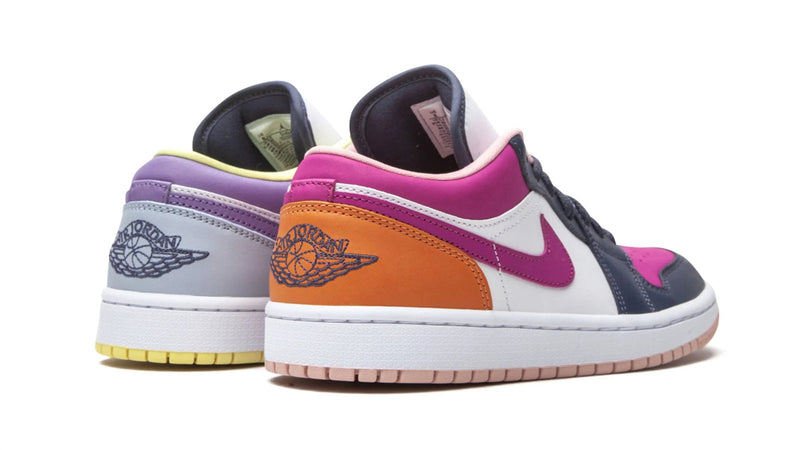 Air Jordan 1 Low SE WMNS "Mismatched" (Purple / Magenta)