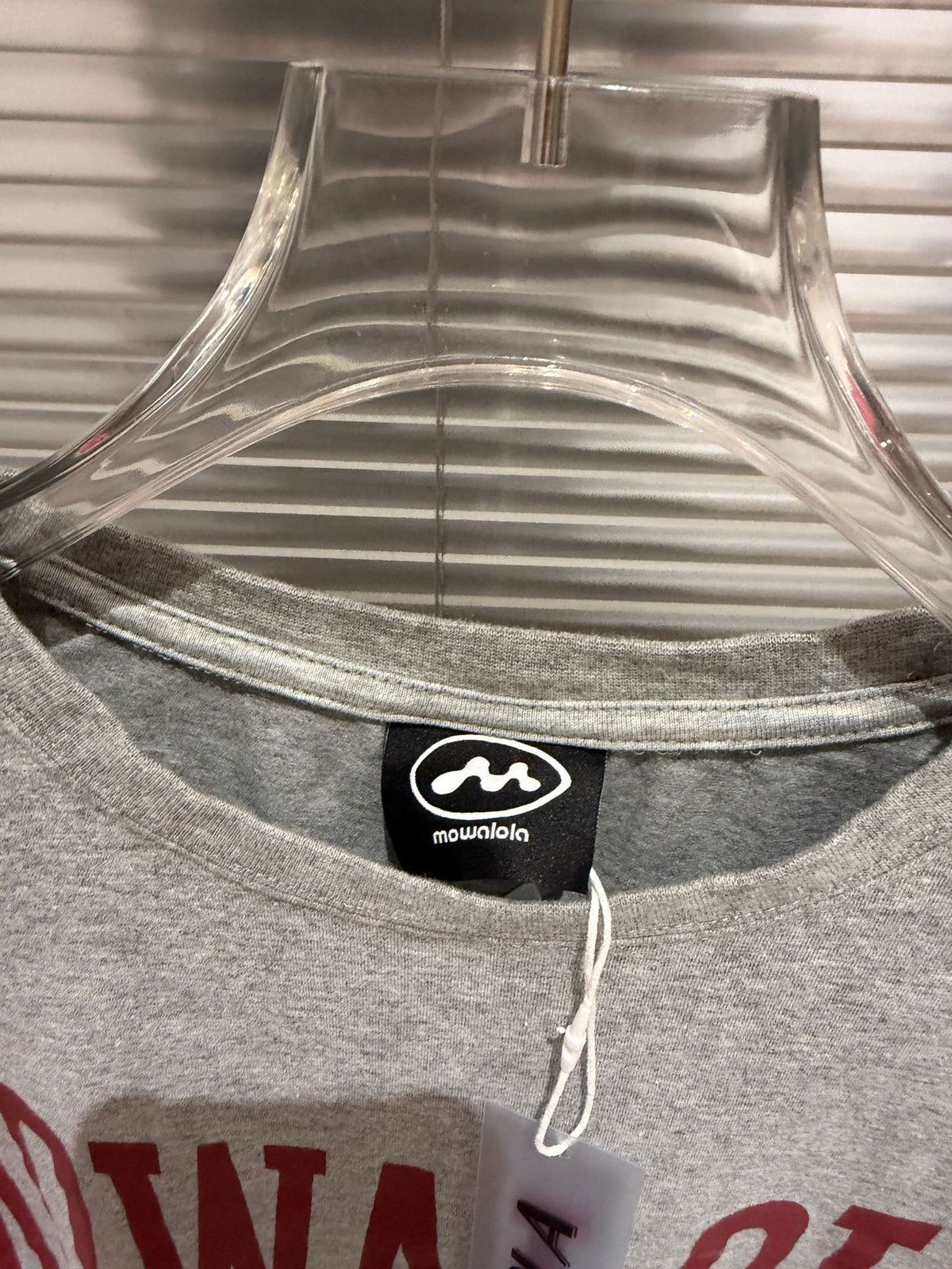 Mowalola Vintage Varsity Letter Graphic Crew Neck T-Shirt Unisex