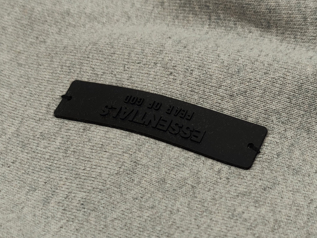 Fear of God Essentials Letter Graphic Fleece-Lined Pullover Hoodie