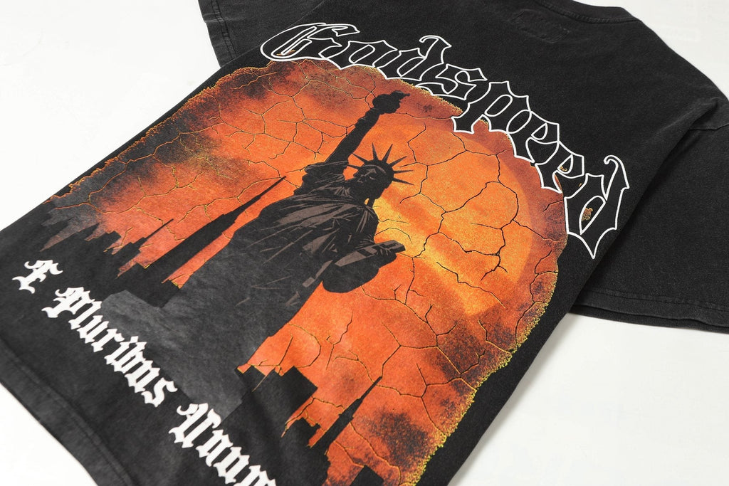 Godspeed Statue of Liberty Graphic T-Shirt