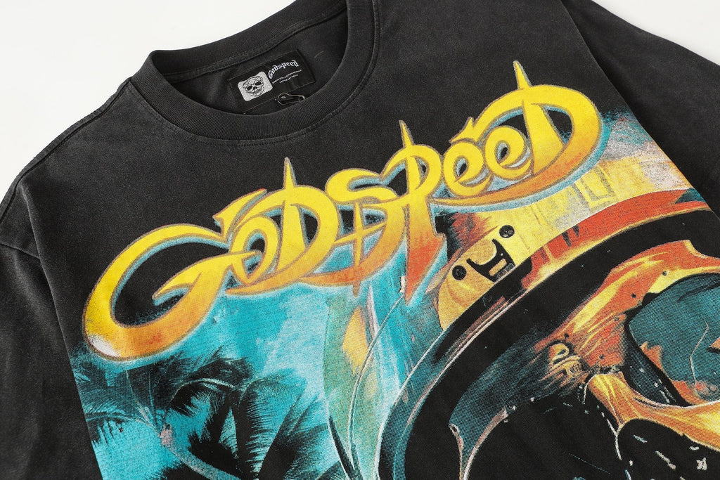 Godspeed Racing Skull Graphic T-Shirt