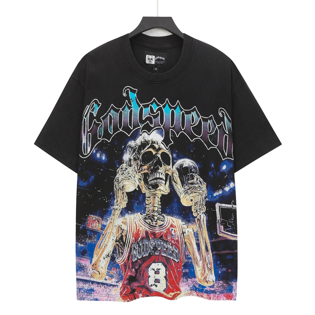 Godspeed Washed Black Graphic T-Shirt