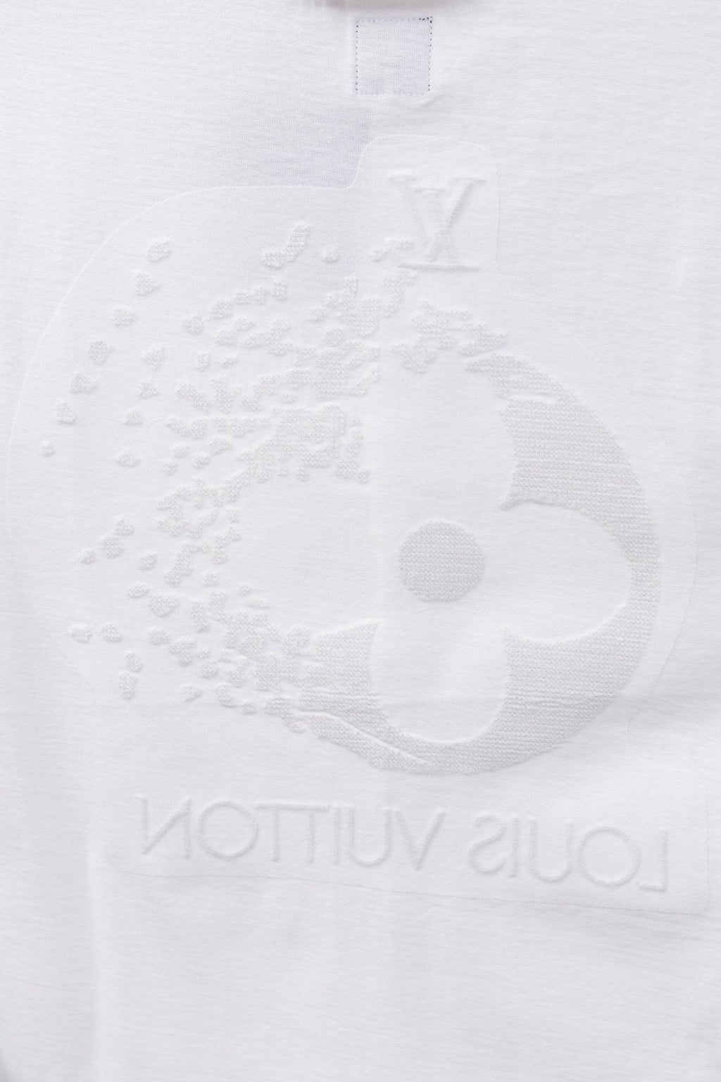 Louis Vuitton*LV Tonal Floral Graphic Short-Sleeve T-Shirt