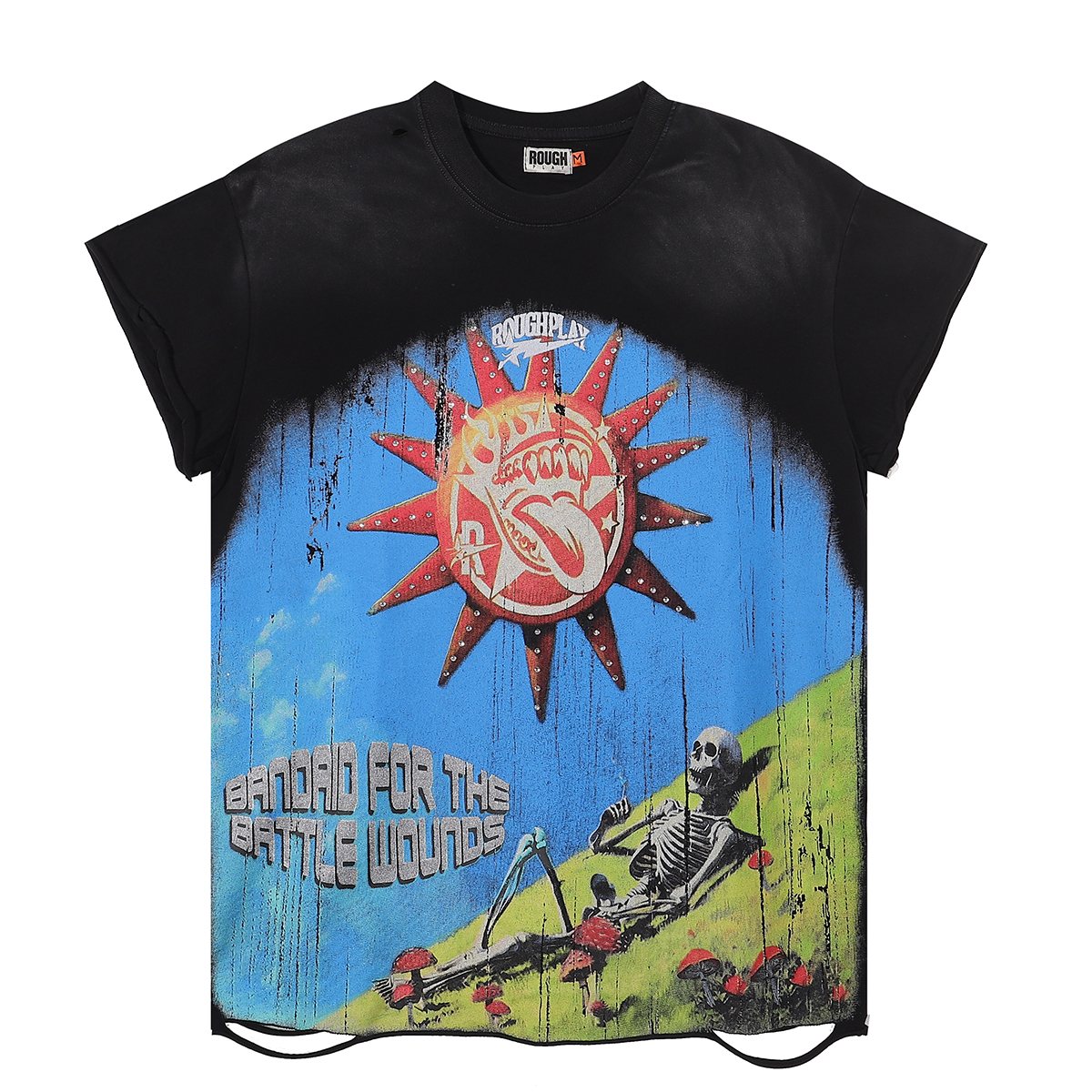 Rough Play Sunkiss Battle Graphic Sleeveless T-Shirt