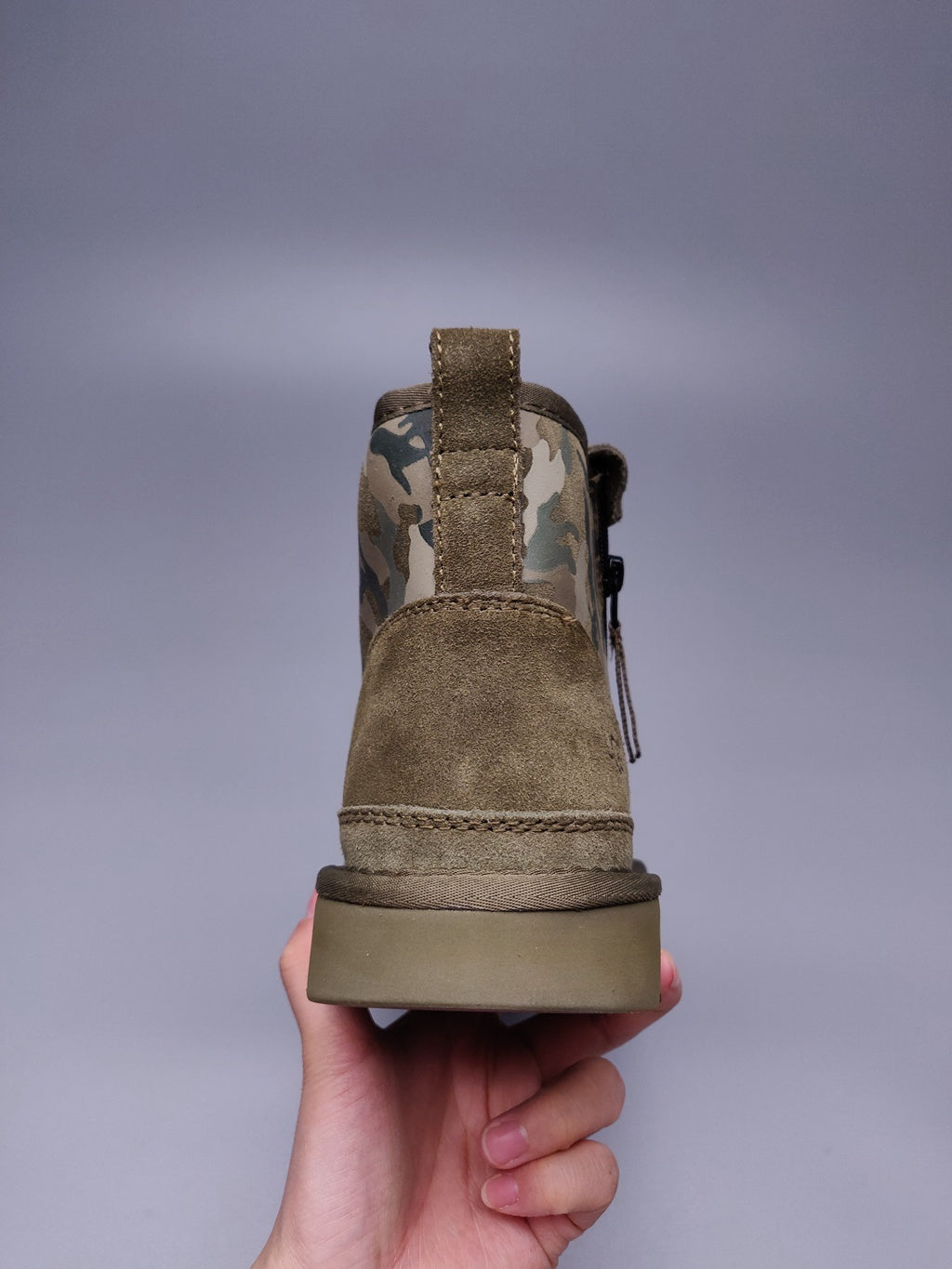 Army Green Camo Color-Block Men’s Sneakers — New Arrival | In Stock
