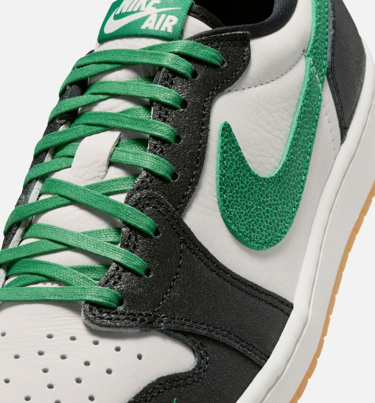 Air Jordan 1 Retro Low OG Phantom Pine Green Men's Sneakers