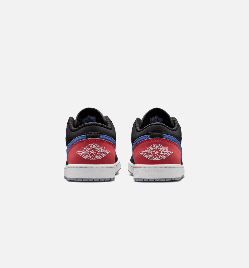 Air Jordan 1 Low Men's Sneakers - Black/Summit White/True Blue/Varsity Red