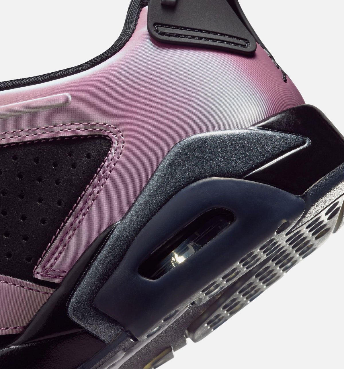 Air Jordan 6 Retro Low Metamorphosis Women's Sneakers - Black/Black/Desert Berry