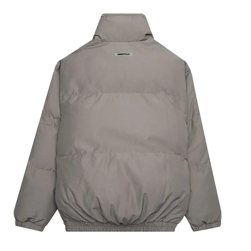 Fear of God Essentials Puffer Jacket Cement