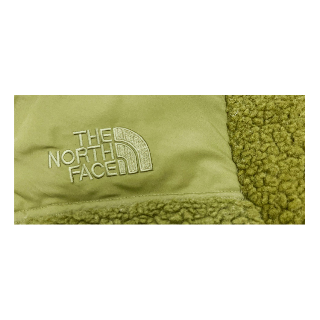 The North Face Fleece-Panel Stand-Collar Puffer Jacket – Olive