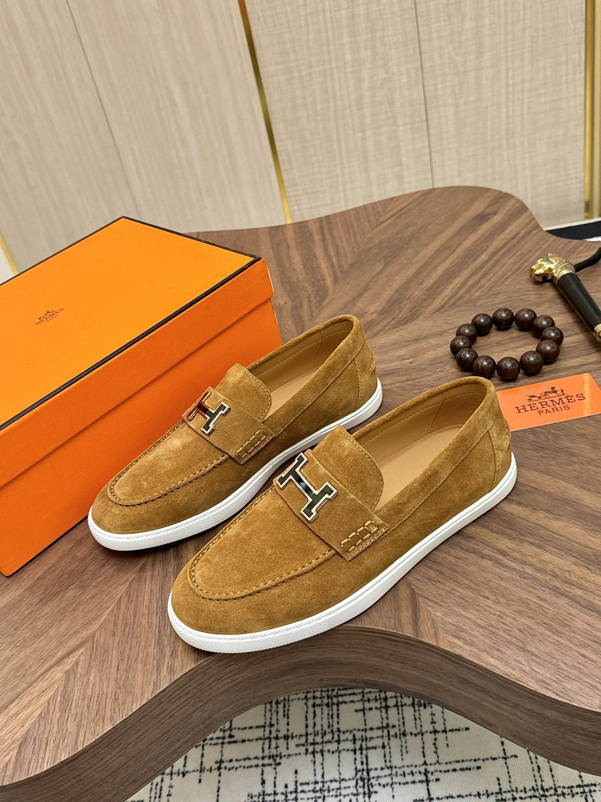 Hermès H-Hardware Slip-On Sneakers