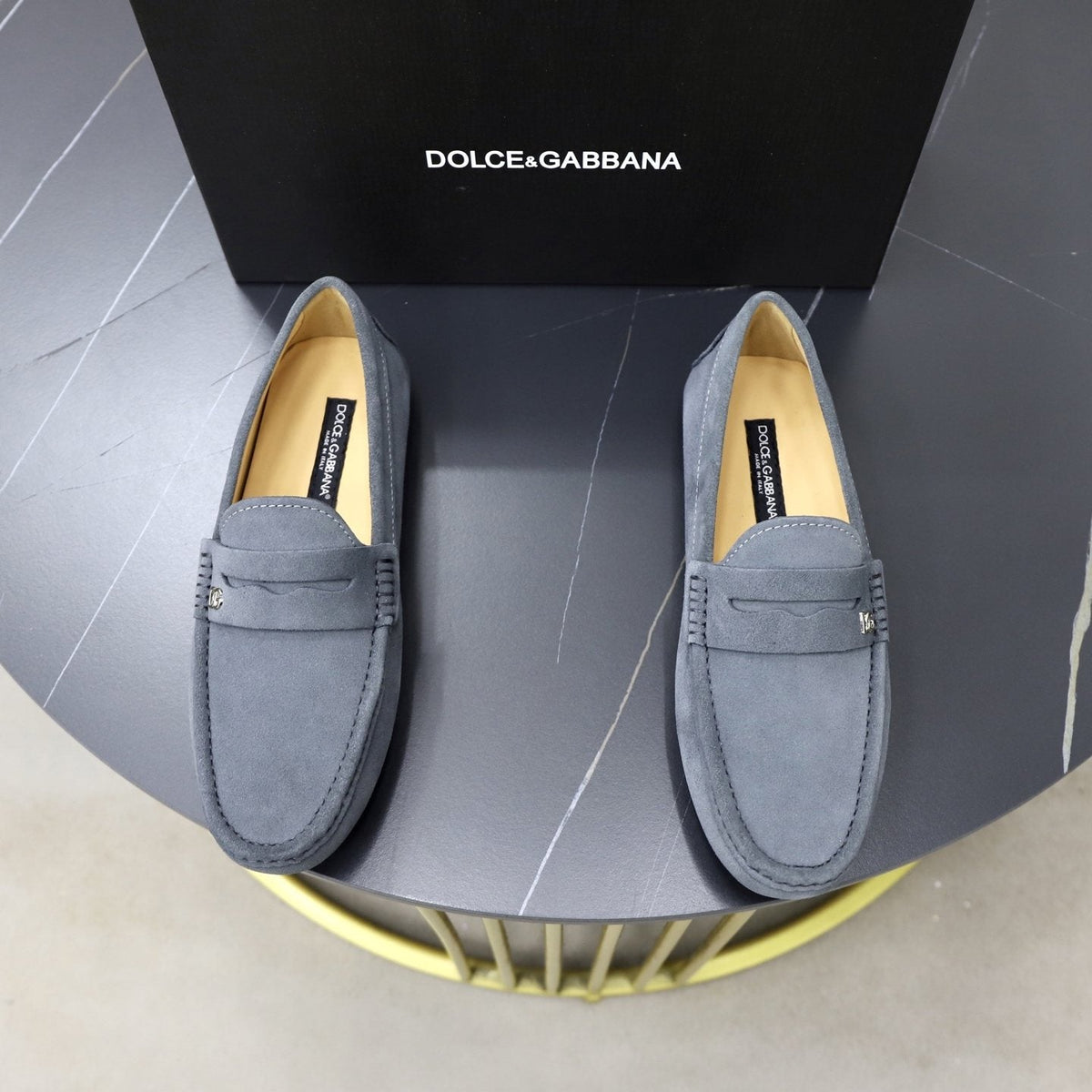 Dolce & Gabbana Men's Moc-Toe Loafers