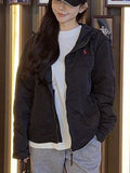 Ralph Lauren Embroidered Horse Logo Hooded Jacket