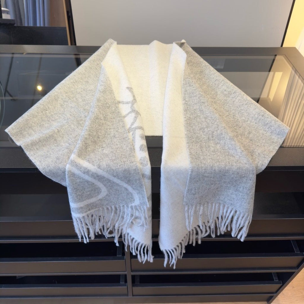 Vivienne Westwood Orb Motif Fringed Scarf