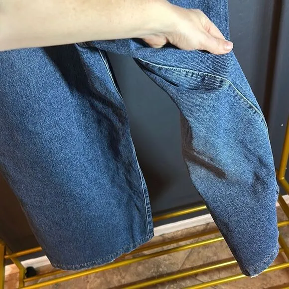 Current/Elliott Blue Wide Leg Jeans