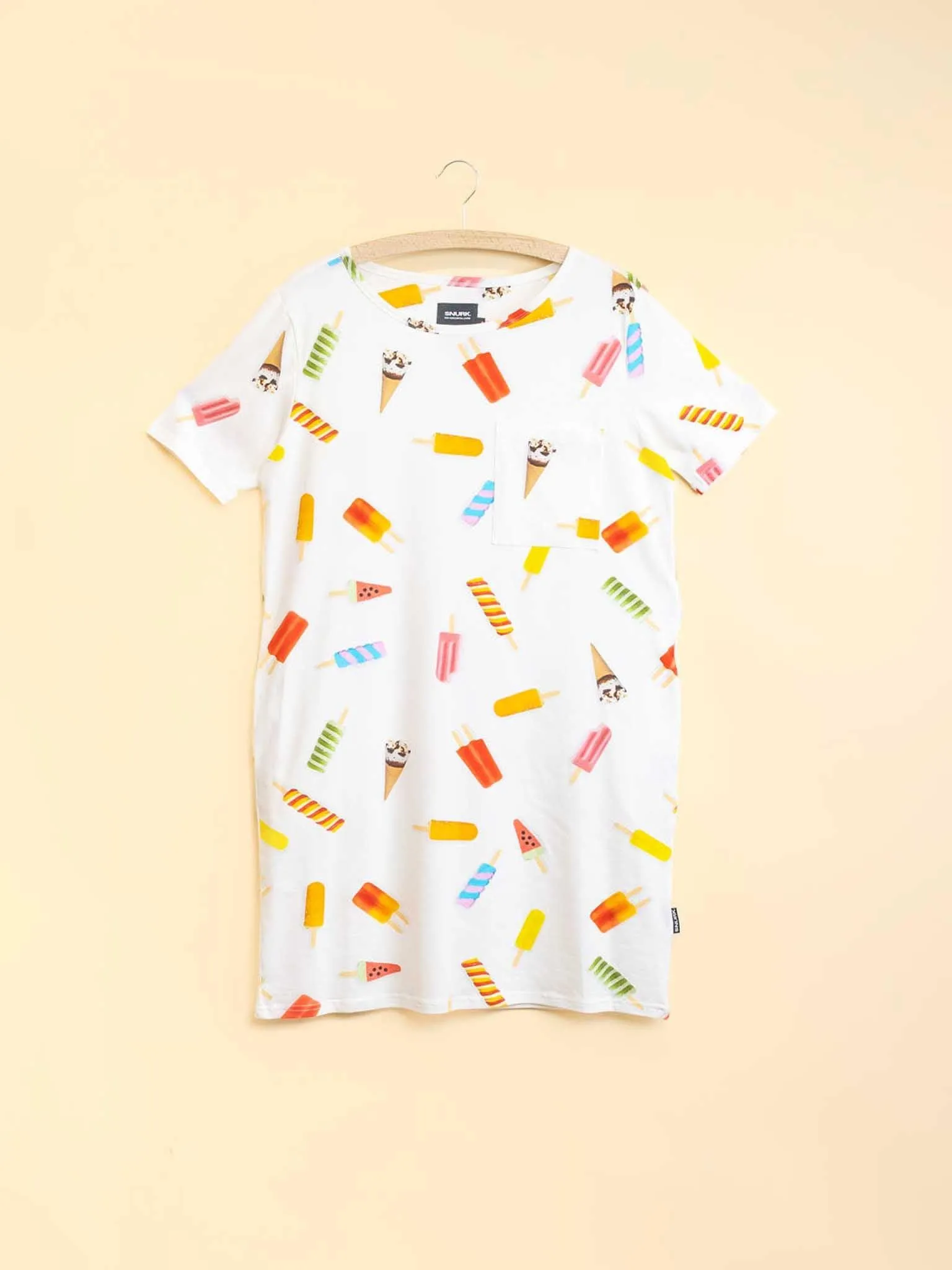 Popsicles T-shirt Dress Dames